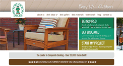 Desktop Screenshot of hickorydickorydecks.com